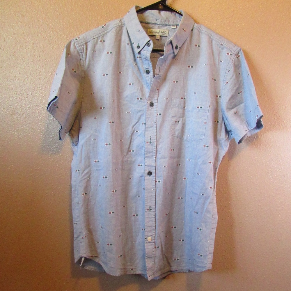 Sovereign Code Light Blue Button Down Shirt